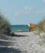 Einer der Eingänge zum Strand